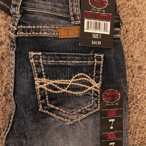 B Tuff Bottoms - B Tuff Girls Jeans Size 7 Timeless Western Bootcut B Tuff Bottoms - B Tuff Girls Jeans Size 7 Timeless Western Bootcut